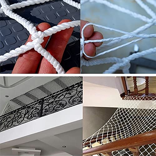 WYYZH Red de Cuerda Barandilla Escaleras Red de Seguridad Red de Prevención de Caída de Escaleras Protección de Barandilla de Balcón Red de Seguridad Infantil