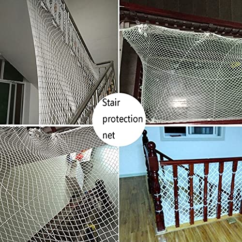 WYYZH Red de Cuerda Barandilla Escaleras Red de Seguridad Red de Prevención de Caída de Escaleras Protección de Barandilla de Balcón Red de Seguridad Infantil