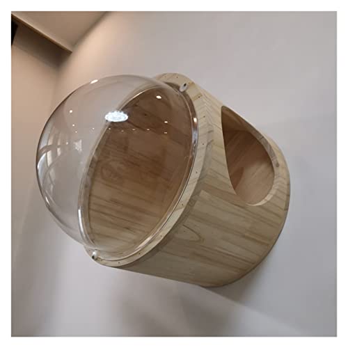 xczbb árbol de Gato Gato montado en la pareado Marco de Gato Árbol de Copa Cápsula cápsula Cat Bridge House Cave Sisal Rasguño Post Muebles for Mascotas Juguetes de Peluche