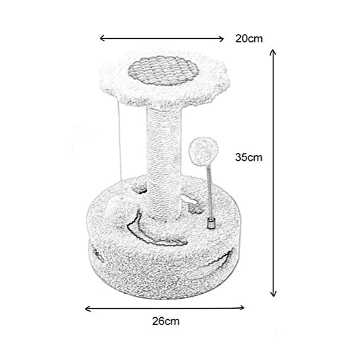 XIAOSHIDAI Marco de escalada de gatos, gato de gato de gato de gato de gato pequeño plato de salto de gato, apartamento de plataforma de varios pisos for gatos y gatitos pequeños y medianos, XIAOSHIDA