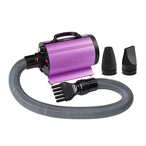 yanzz Secador de Pelo para Perros, máquina de soplado de Pelo para Mascotas, máquina de soplado de Agua, 1500 W de Potencia, Velocidad silenciosa antiescaldamiento Continuo, Adecuada para Perros y