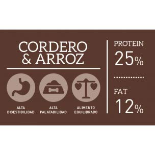 YERBERO Nature Cordero y ARROZ Comida Premium para Perros 15kg