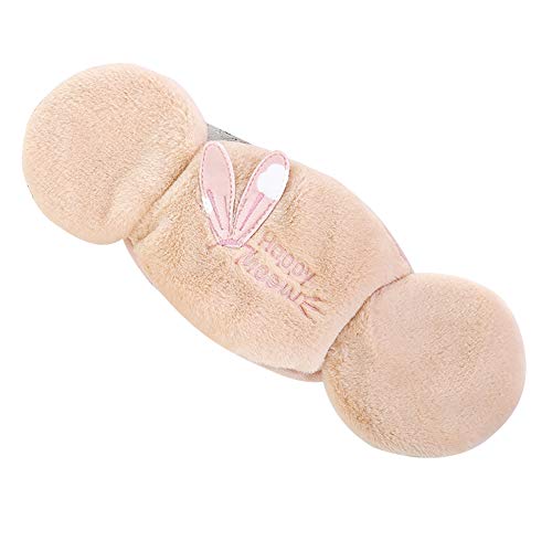 Yirepny Mujeres de dibujos animados gatos zanahoria invierno peluche media cara cubierta caliente oreja oreja Caqui Gato