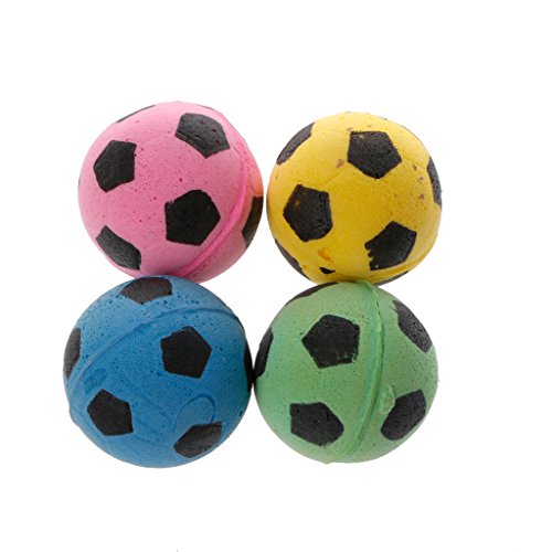 Yyooo - 20 pelotas de goma EVA para gatos de espuma para mascotas, juguete para arañar gatos, adecuado para entrenar el ejercicio de gato, interacción
