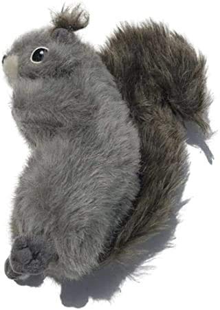 YZ-YUAN Clásico Ardilla Juguete para Mascotas Mascota Gato y Perro Juguete de Peluche para Masticar Ardilla Juguete para Perros Simulación de Juguete de Ardilla Adecuado para PE