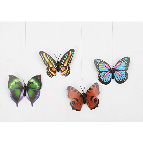 ZHANGQUAN QYPT Petstages Juguetes for Mascotas Material eléctrico de la Mariposa Que Vuela en Todo el Juguete del Gato Mascota Flor